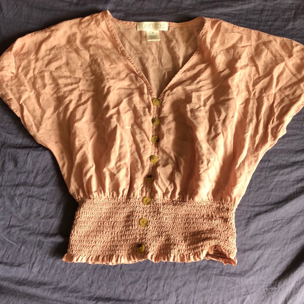 Blush crop top